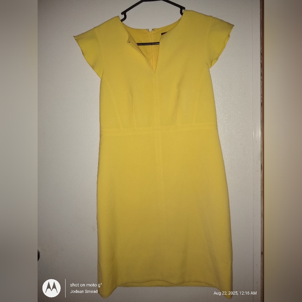 Ann Taylor Yellow  Dress
